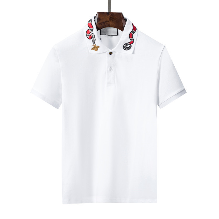 Luxury Italy fashion Classic mens designers men polos t shirts short sleeve embroidery Letter polo tshirts Asain size M-3XL