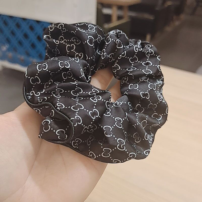 

4Color Designer Brand Letter Print Large Intestine Hair Rubber Bands HairRopes Elastic Hairband Fashion Women Girl Ponytail Holder Scrunchies Headbands Headwarp