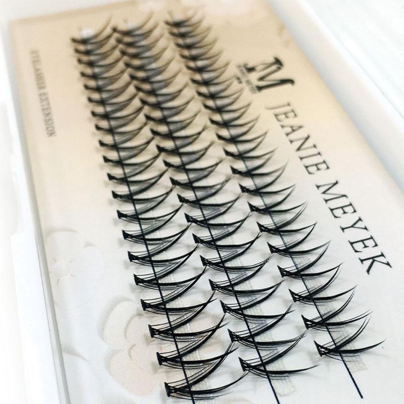 

False Eyelashes 3/5 Lines Magnolia Flower Style Segmented V-shaped Individual Eyelash Natural Cluster Cartoon Graft Extension ToolFalse