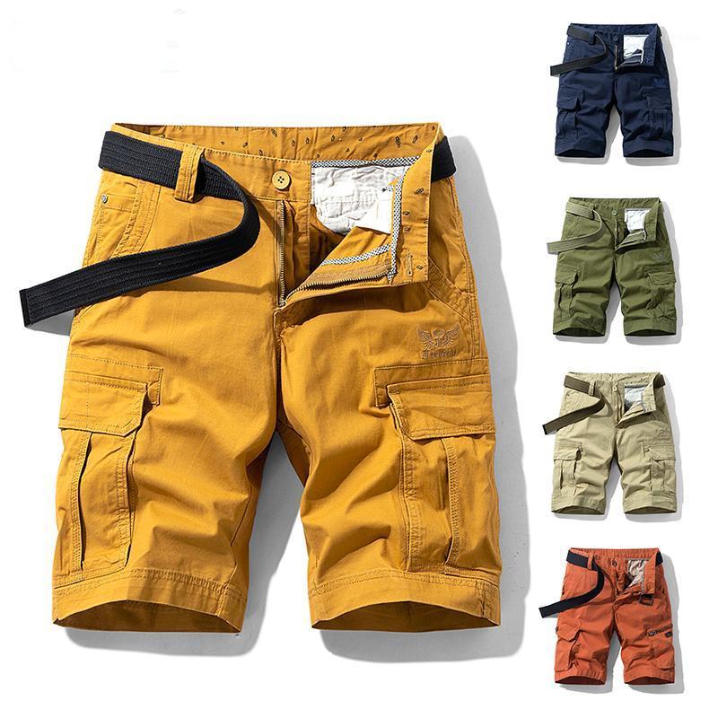 

Men's Shorts 2022 Men Summer Tactical Cotton Cargo Streetwear Pockets Casual Fashion Loose Camouflage 28-38, 1803grey