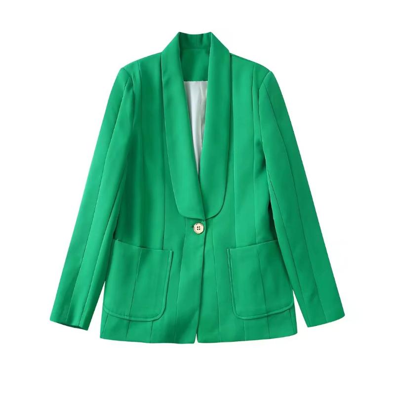 

Women's Two Piece Pants Women Suit Clothing Autumn 2022 Fashion Casual Green Blazer And Trousers Office Lady Coat PantsWomen's, Trousers only
