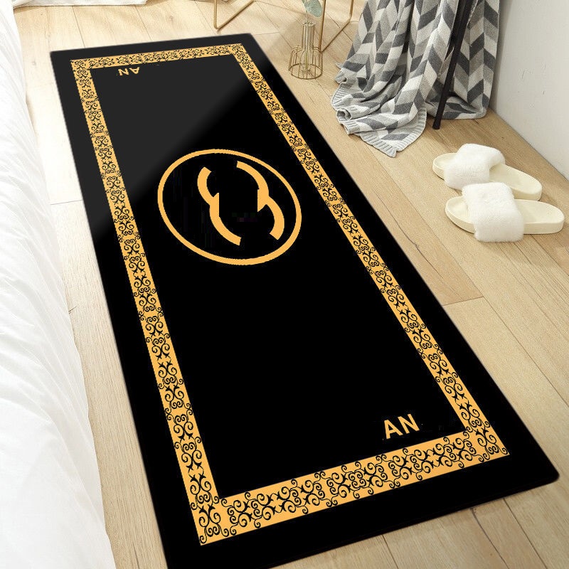 

60x160CM Carpets Hallway Doormat Anti-slip Bathroom Rugs Absorb Water Kitchen Mat Designer Carpet Living Room Bedroom Luxury Mats Cloakroom Decor, As picture