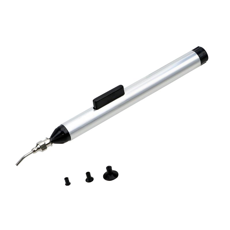 

Professional Hand Tool Sets Vacuum Suction Pen Manually Pumping IC Set Solder Picker With 3 Sizes Sucking Alternative TweezersProfessional