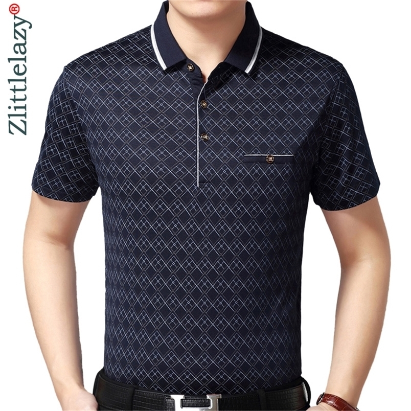 

Real Pocket Bodybuilding Short Sleeve Polo Shirt Men Argyle Polos Summer Pol Tee Shirts Mens Dress Poloshirt Jersey 7198 220402, Navy