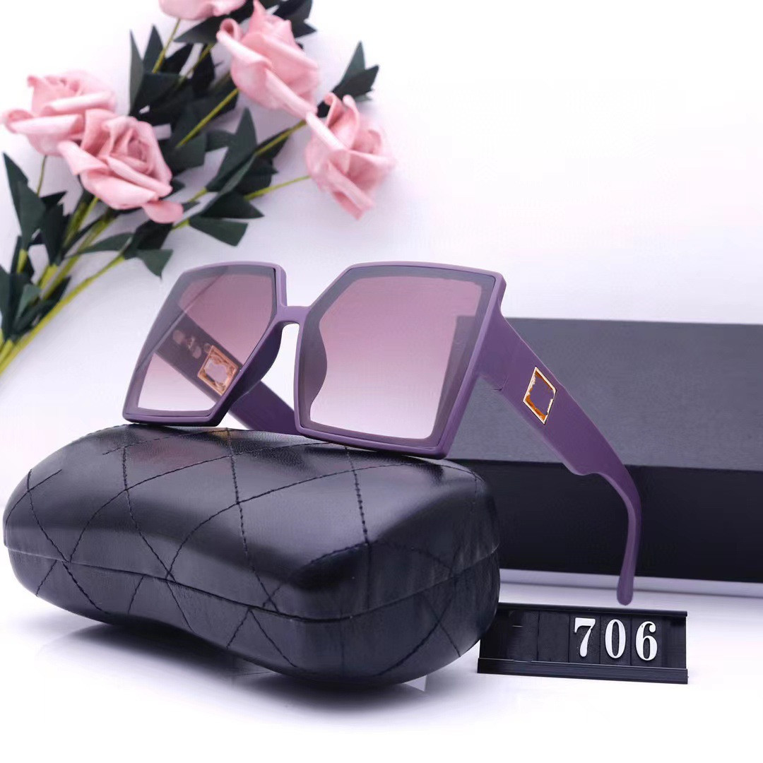 

Fashion Top Luxury Sunglasses polaroid lens Designer womens Mens Goggle Senior Eyewear Eyeglasses frame Vintage Metal Sun Glasses For Women With Box 77