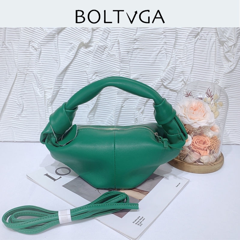 

Bottegas Bags Women Venetas 2022 Trend Knitting Mini Women's Ox Horn Fashion Versatile Handbag Double Kink TT, Black