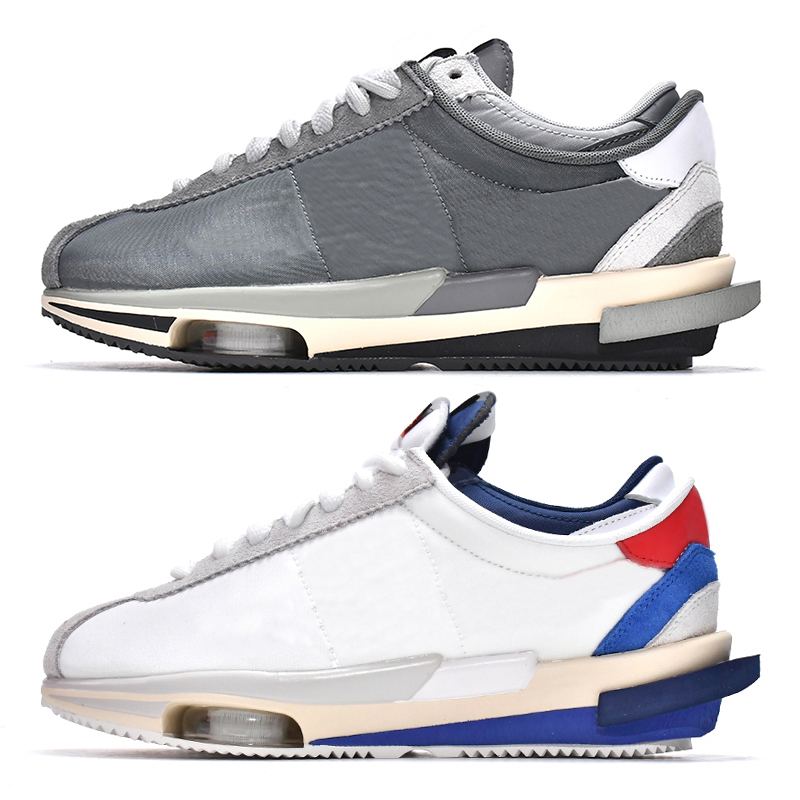 

Zoom Cortez 4.0 Men Women Casual Shoes White Red Wolf Grey Mens Trainers Sports Sneakers Size 5.5-11, #1 white red 36-45