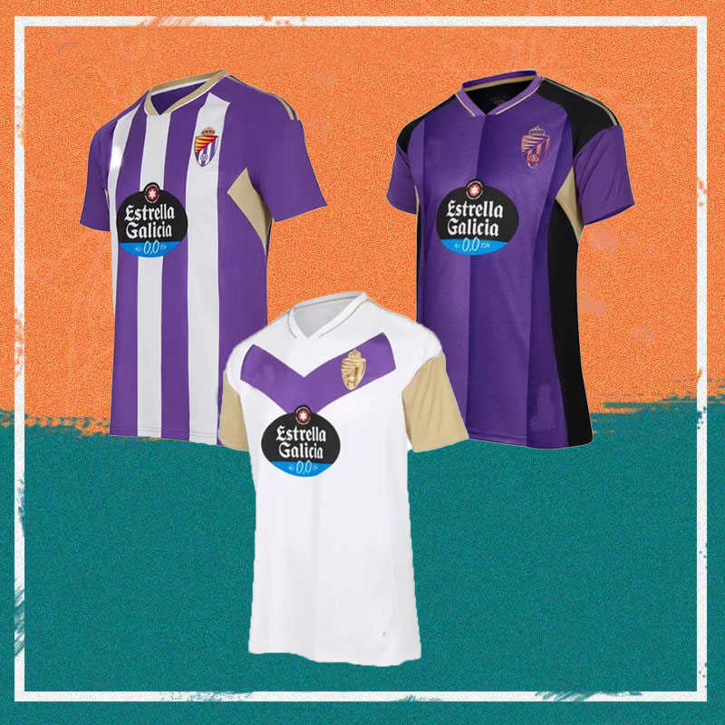 

22/23 Real Valladolid Soccer Jerseys 2022 Sergi Guardiola Oscar Plano Weissman Maillots de Foot Shirt R.Alcaraz L.olaza Toni Villa Roque, Home