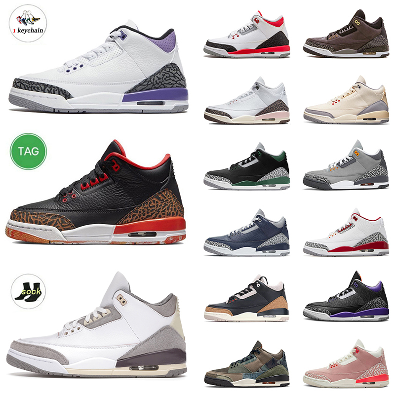 

3s Sneakers Cardinal Red Muslin Jumpman 3 Basketball Shoes Desert Elephant Dark Mocha Iris Shady Rust Pink Cool Grey Mens Womens Fragment Trainers 36-47, D29 true blue 40-47