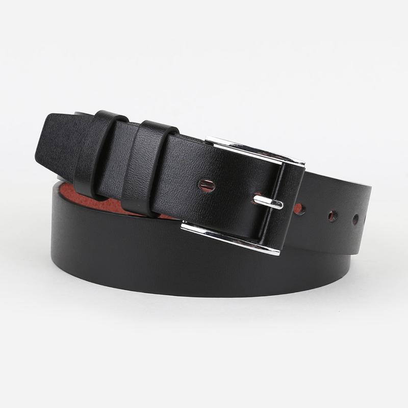 

Belts Men Genuine Leather Belt 120cm Pin Buckle Pu Imitation Brown And Black Business Dress For MenBelts