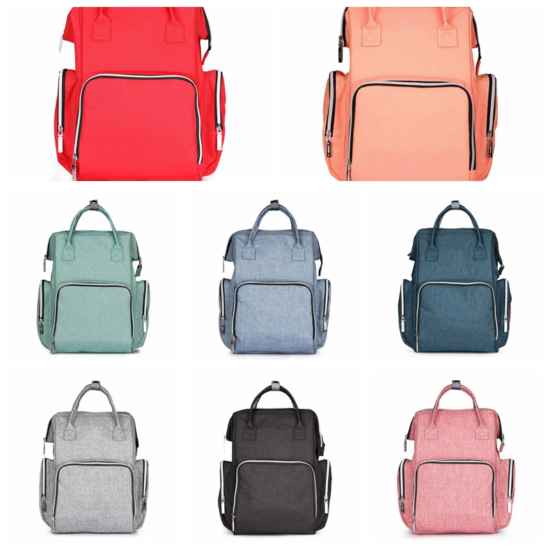2022 nouveau sac à couches de mode marque insulaire grande capacité maman sac à dos imperméable sacs à couches pour bébé changeant plaid fermetur