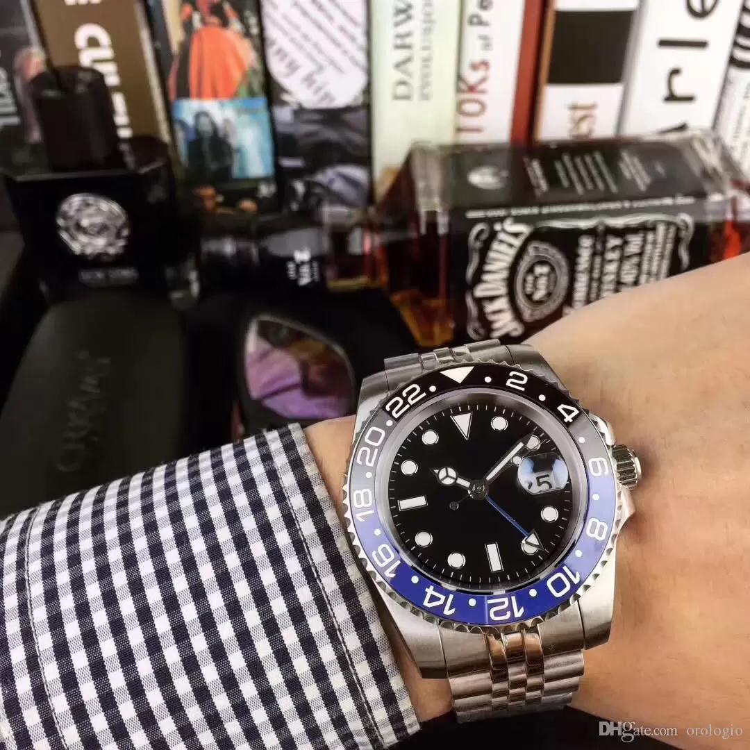 

Men automatic watches ceramics full stainless steel 40mm super luminous waterproof relojes de lujo para hombre