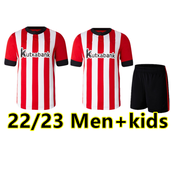 

22 23 bilbao Soccer Jersey Fans player version retro Athletic I.MARTINEZ WILLIAMS men kids kit socks full sets 2011 football shirt YURI B RAUL Camiseta de 2022 2023, 22/23 home adult