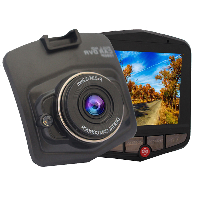 Mini Camcorders Car DVR Shield Shape Dashcam Full HD 1080P Video Recorder Registrator Night Vision Carcam LCD Screen Driving Dash Camera