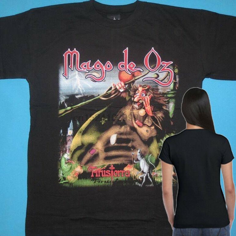 

Men's T-Shirts Mago De Oz Band Tour Tshirt Black Cotton Women's T-Shirt Size S To XLMen's, 0301216-red