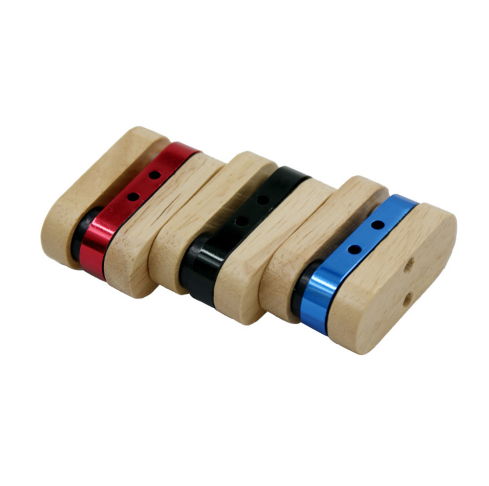 

Rotary Mini wooden pipe portable creative double-layer multi-color folding pipe