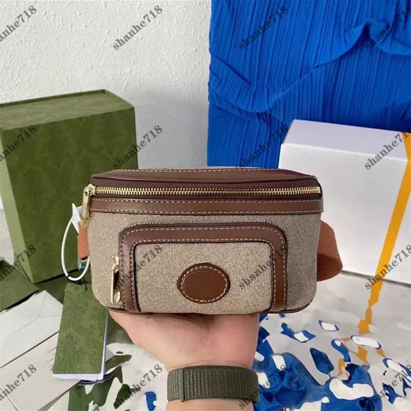

Top Quality Neo Vintage Retro Waist Bag Men Women Shoulder Messenger Bags Ophidia Designer Handbags Bumbag Lady Luxury Crossbody Purses, Bubble paper package