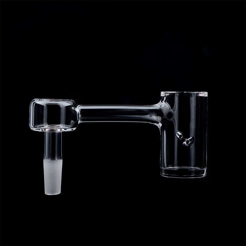 

Full Weld Smoking Quartz Banger 25mmOD With 2pcs Spinning Holes Male Female Beveled Edge Seamless Welded Nails For Glass Water Bongs Dab Rigs Pipes