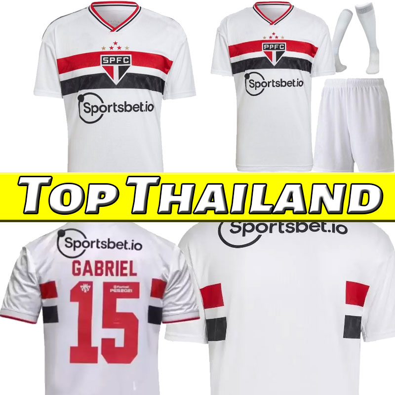 

22 23 Sao Paulo soccer jersey Sao Paulo Fans version LUAN Calleri Nikao G.SARA men kids Kits Luciano Igor camisa 2022 2023 home white footbal shirt full set Gomes Patrick