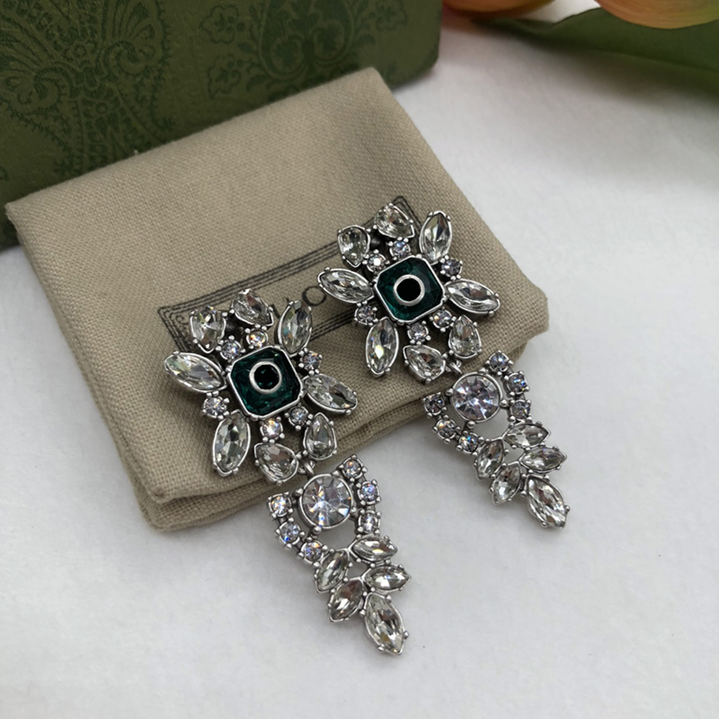 

Women Designer Hair Clips Fashion Silver Gemstones Claws Luxury Hairpin Hairclip Leopard Crabs Clip Grain Womens Hair Accessories 2208083D