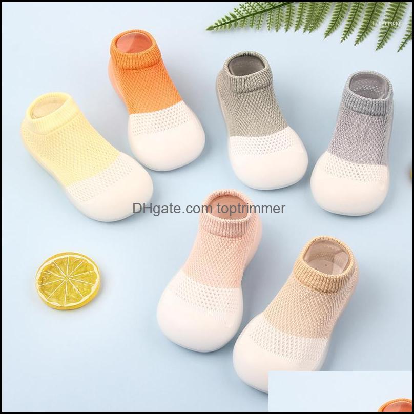 

Baby Boy Girl Cartoon Warm Floor Socks Rubber Sole Shoes Anti-Slip First Walker Toddler Booties For Borns Socks1 Drop Delivery 2021 Walkers, Green