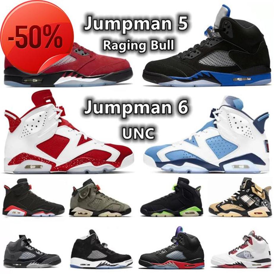 

Jumpman Men Basketball Shoes 5 5s Stealth Racer Blue Raging Bull Bluebird What The 6 6s Unc Red Oreo Oregon Black Carmine Tinker M3173, 33