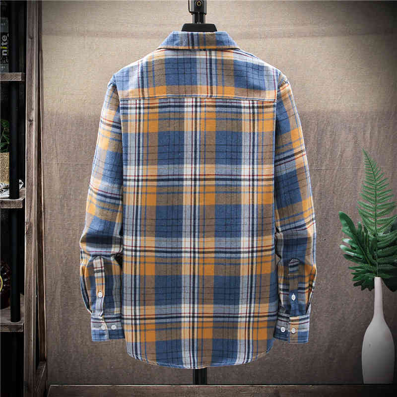 

Luxury Burbe High school and junior high students boys' long sleeved plaid shirts, big handsome fashion teenagers' Autumn coats, Cs202 kaqige