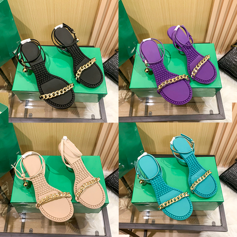 

With Box leather Sexy sandal Dot High Heels Sandals women designer open toe heel party slides shoes black Neptune Purple Cane red top quality summer slippers size 35-39, Double box