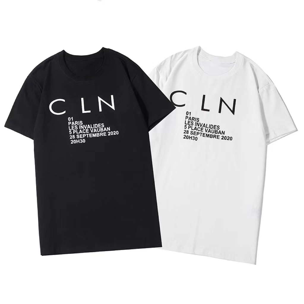 

Tee men t shirts tops shirt man mens cc women loose leisure motion Beach run comfort High Street Badge clothing cotton #15, Black