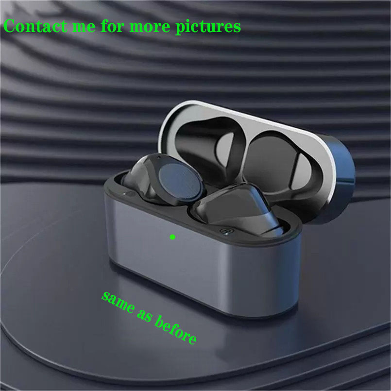 

Wireless Earphone earphones Chip Transparency Metal Rename GPS Wireless Charging Bluetooth Headphones Generation In-Ear Detection For Cell Phone SmartPhone, White