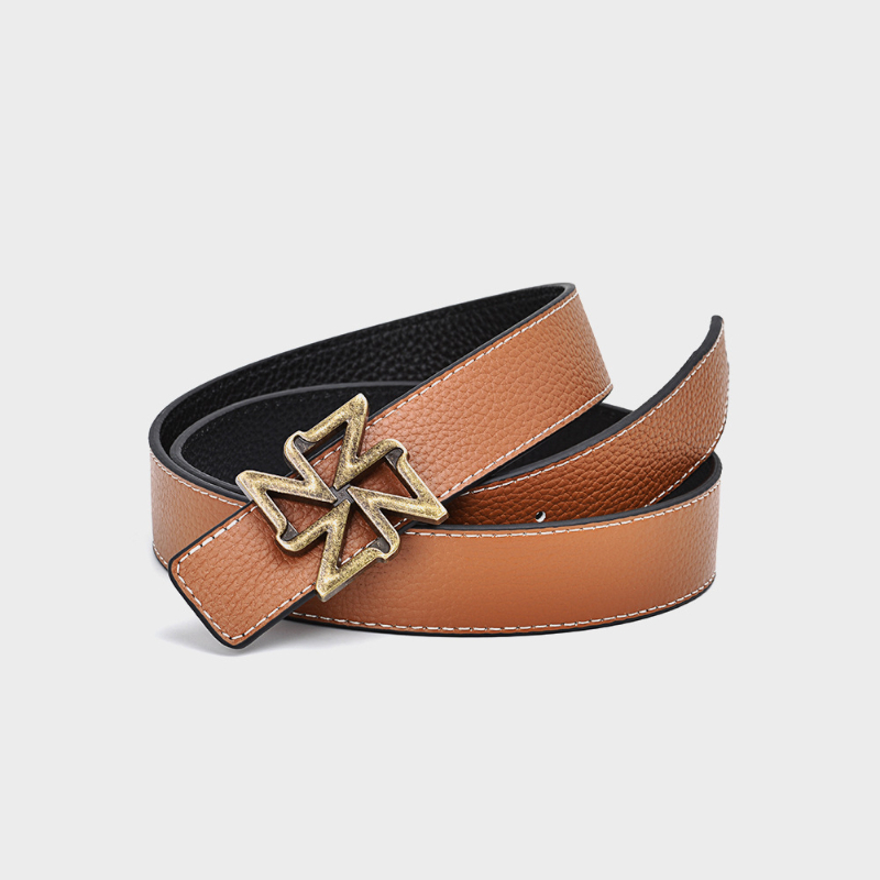 

Top Quality Famous brand New women's hot selling trend alloy plate buckle belt simple leisure accessories decoration versatile cowhide Designer Classic luxury, Brown