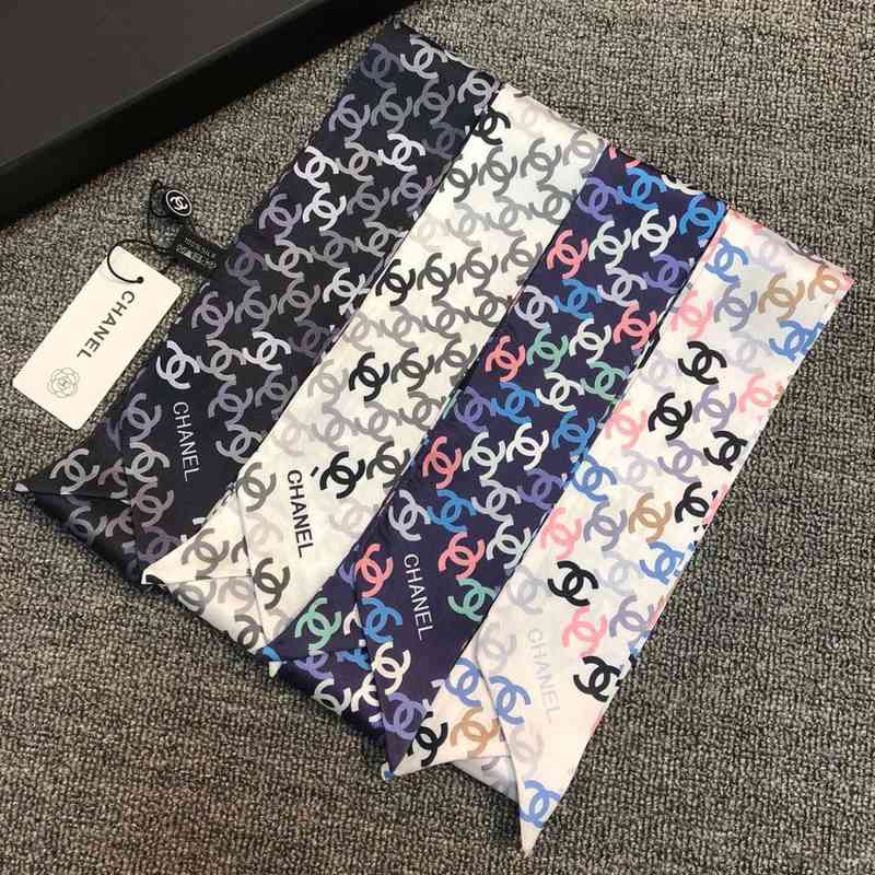 

Designer Silk Head Scarf New Style Fragrance Small Scarf Travel Headband Fashion Versatile Binding Bag Belt Simulation Silk Ribbon Woman Mens