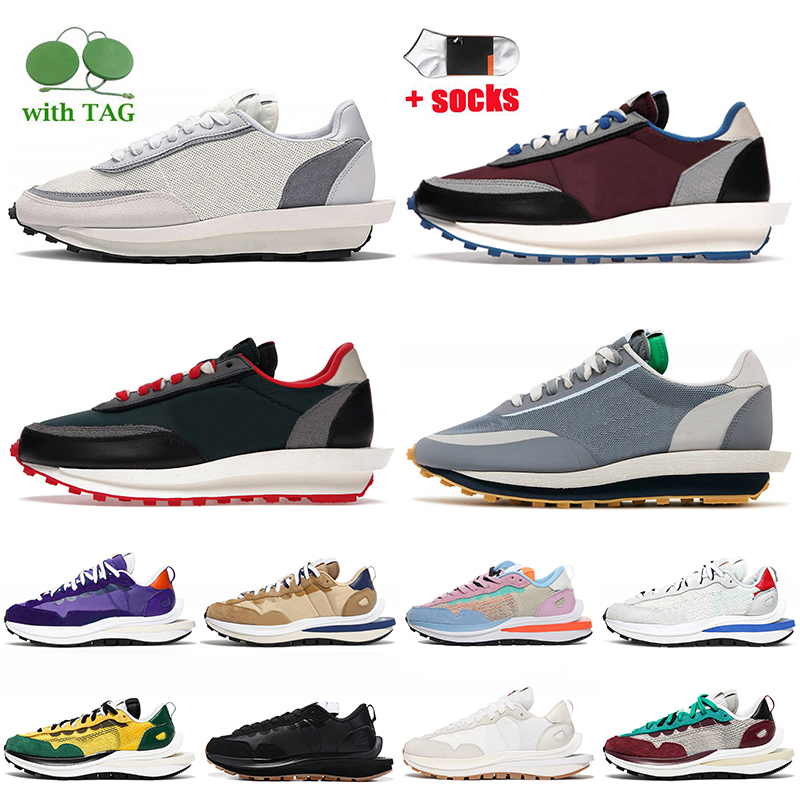 

2023 LDV Waffle Sneakers Designer Casual Shoes Women Mens Blazer Vaporwaffle Undercover Fragment Wolf Grey Sail Black Gum Dark Iris Sesame Pegasus Trainers