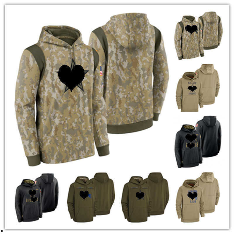 

Buffalo''Bills''Dallas''Cowboys''Men Women Youth Camo Football Hoodie Wear 2021 Salute To Service Therma Performance Pullover, Color