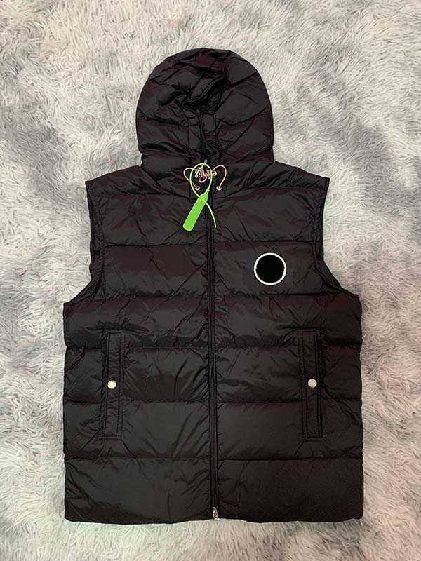 

France Flocking down jacket men and womenTide Brand cotton vest High Quality Hooded drawstring vests, Customize