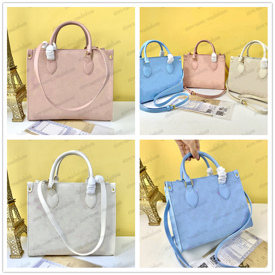 

ONTHEGO PM Tote Bag Lilas Purple Summer Stardust Handbag Ladies Designer Colorful Shoulder Bag On The Go Mini 25cm