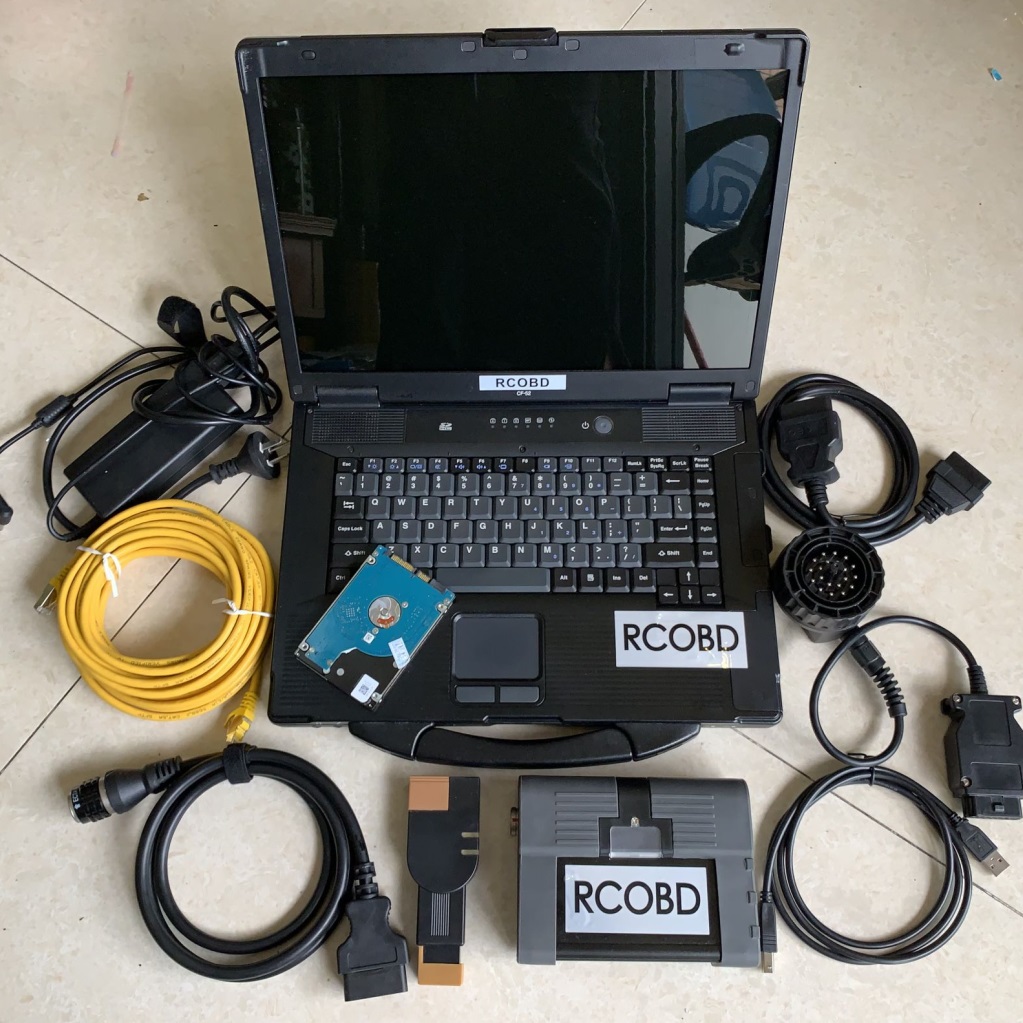 

diagnostic tool for bmw icom a2 b c with software and laptop 4g i5 cf52 toughbook full set ready to work