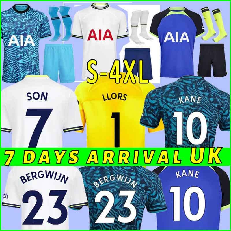 

KULUSEVSKI KANE SON Soccer Jersey 22 23 RICHARLISON HOJBJERG SPENCE PERISIC DIER 2022 2023 LUCAS TOTTENHAM ROMERO Football kit shirt SPURS Third tops Men kids sets, Away