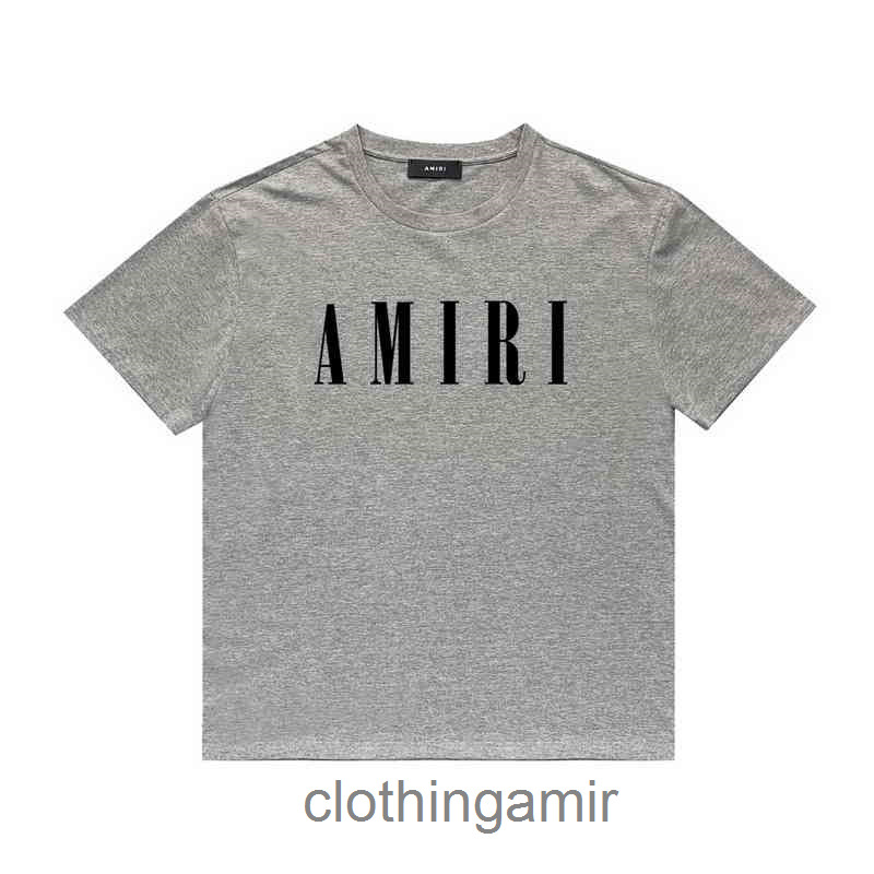 

Us Shirt Tshirts Amirs Designer Mens Classic Letter Print t Casual Hip Hop High Street Round Neck Short Sleeve T-shirt 21 R3EW