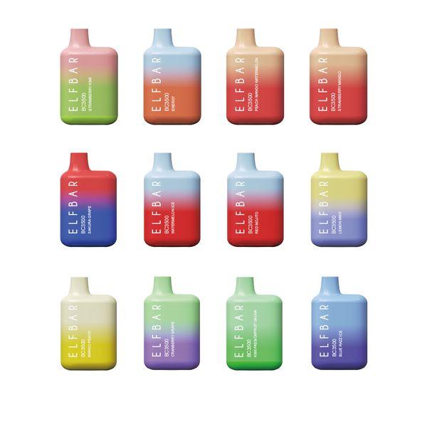 

Elf Bar BC5000 Disposable E cigarettes 5000 Puffs Vape Pen 13ml Dual Mesh Coil Cartridge Pre-Filled Pods 650mAh Rechargeable Battery elux geek bar elfbar