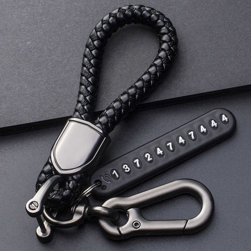 

Keychains Anti-lost Car Key Pendant Split Rings chain Phone Number d ring Auto Vehicle Lobster Clasp Chain Accessories