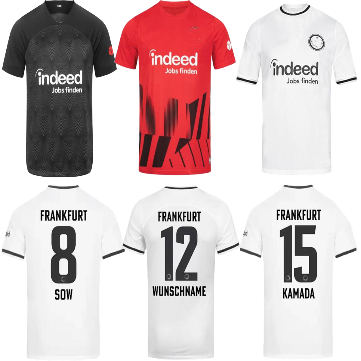 

22 23 Frankfurts soccer jersey Eintrachts BUDAPEST 2022 2023 SOW Borre KOSTIC HAUGE M.GOTZE 27 football THIRD AWAY kids KAMADA HINTEREGGER shirts