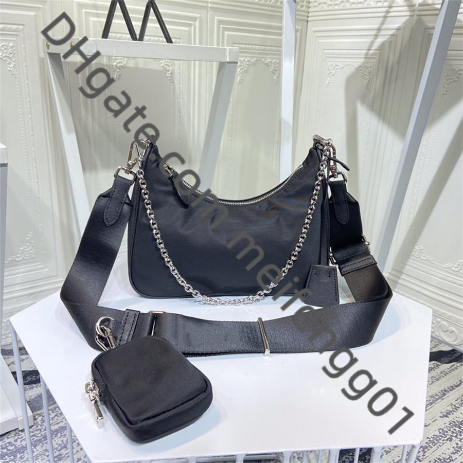 

Sale 3 piece high quality man womens Luxurys Designers bags handbags hobo purses lady handbag crossbody shoulder channel totes fashion Wallet bag, Original box