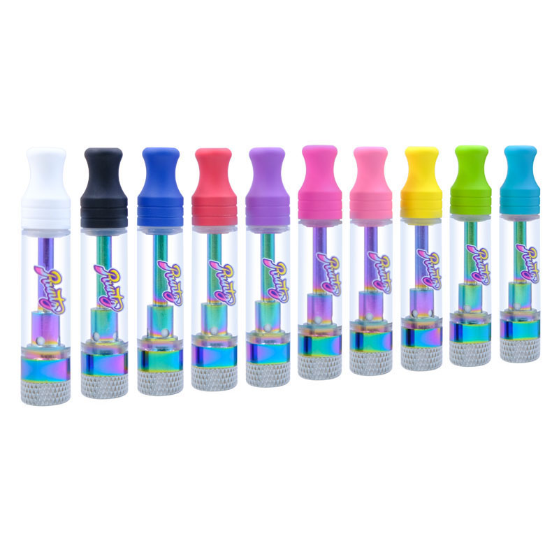 

Runtz Vape Carts 1.0ml 0.5ml Ceramic Coil Atomizer Empty Glass Tank Disposable Cartridge Dab Wax Carts 510 Thread Vaporizers