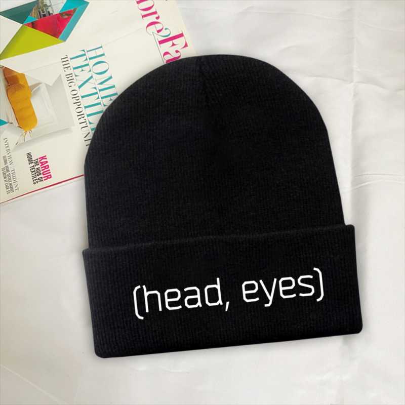 

Berets Head Eyes Active Skullies Beanie Escape From Tarkov Game Knitted Bonnet Unisex Warm Caps Outdoor Street Brimless Elastic HatsBerets, Red