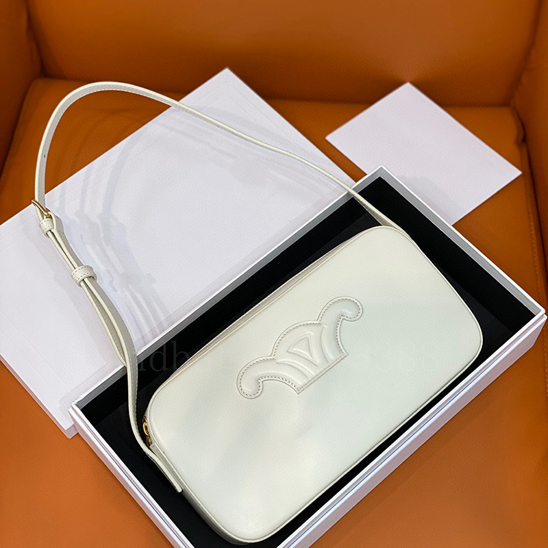 New style High quality Fashion Crossbody Shoulder Designer bags Triomphe handbag Luxury Lady Woman Plain Thread Classic Camera bag Luxuries Leath