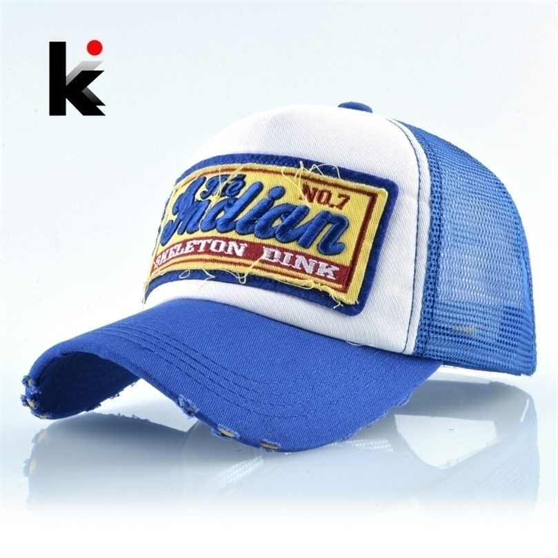 

Fashion Letter Embroidery Baseball Cap For Men Women Summer Breathable Mesh Hat Unisex Hip Hop Trucker Bone Gorras 220811, Green