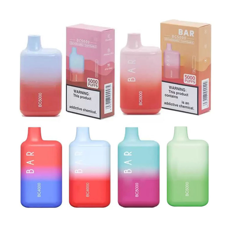 

Elfbar BC5000 Rechargeable E Cigarette Mesh Coil Elfs Bar Disposable Vape 5000 Puffs 650mAh Battery 13ml Pre-filled Cartridges Vapors Bars Vapes Ecigarette