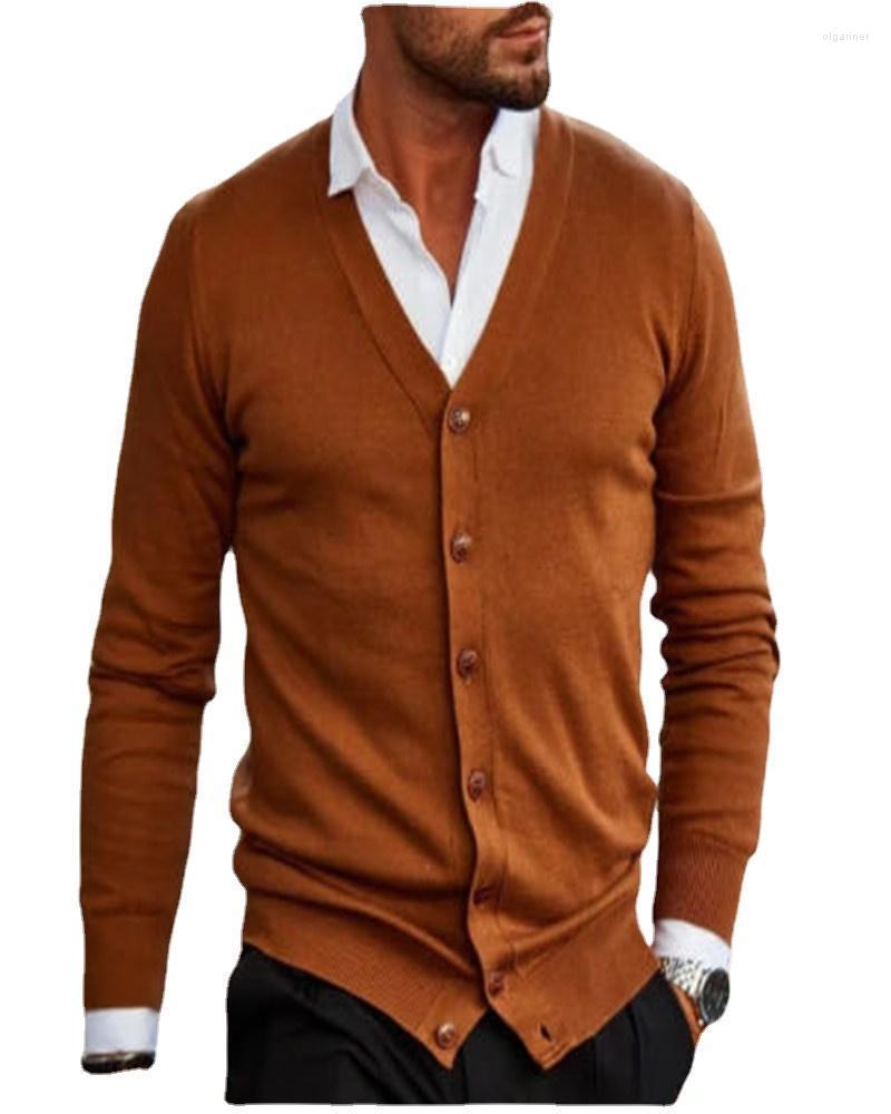 

Men' Sweaters European And American Menswear 2022 Amazon Spring Autumn Fashion Casual Knitted Cardigan Sweater CoatMen' Olga22