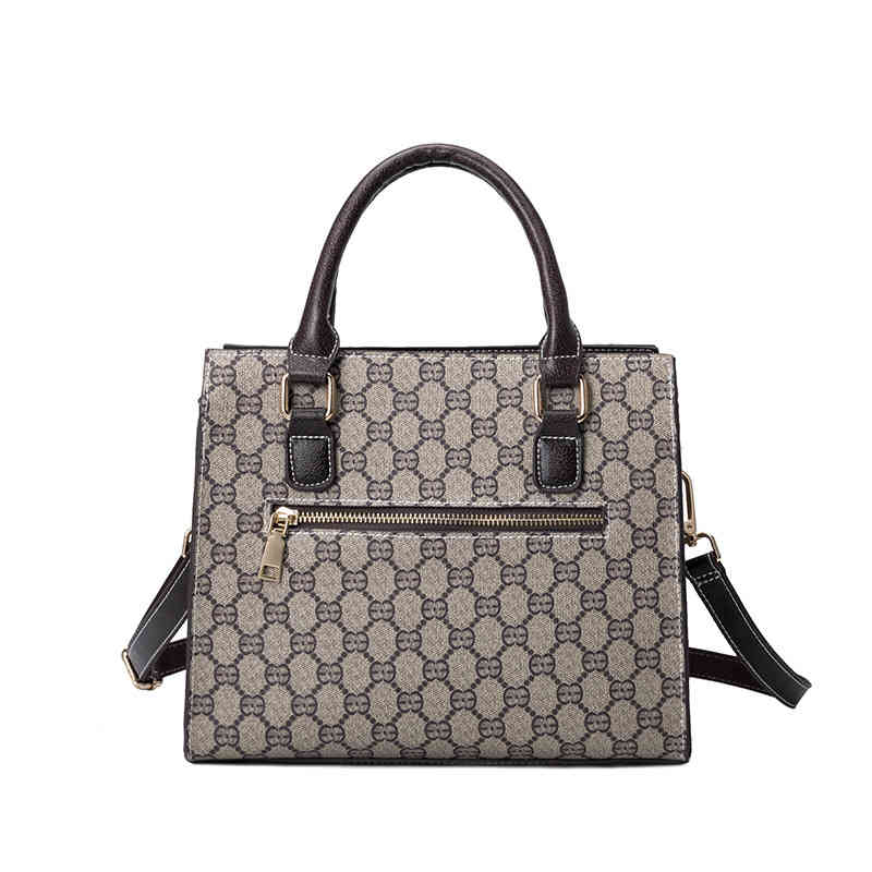 

Women's bag new versatile messenger portable shoulder printed large capacity women's Purses_WM3W, Brown